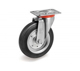 Колесо с вращающейся опорой и пластиной крепления (280 мм; 390 кг) Tellure rota 534909 