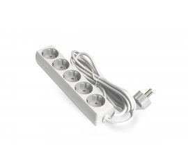 Удлинитель ExeGate ECE-5-1.8W 5 евророзетки с заземлением, 1.8м, белый 285821 