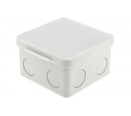 Распределительная коробка GUSI ELECTRIC 80х80х55 без отверстий 3 муфты, IP54, ОП, серый С3В80 Евро 