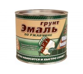 Грунт-эмаль 3 в 1 White House (белая; 1.9 кг) 15438 