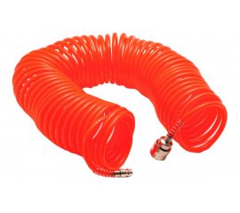 Шланг спиральный 15 м с быстросъемным соединением СЕРВИС КЛЮЧ 70607 