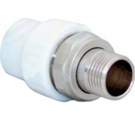 Муфта с американкой для радиатора RTP наружная резьба, D25х3/4 мм 14628 