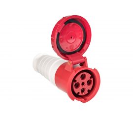 Кабельная розетка EKF 63А 3Р+Е IP44 перен 380В 234 ЭКФ ps-234-63-380 