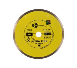 Диск алмазный отрезной Сплошной Ультратонкий Ultra Thin hot press (230х25.4 мм) TRIO-DIAMOND UTW506 