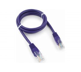 Патч-корд Cablexpert UTP PP12-1M/V кат.5e, 1м, литой, многожильный фиолетовый PP12-1M/V 