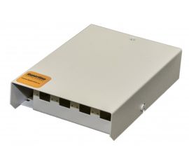 Универсальный настенный оптический бокс Hyperline, FO-WBY-4UN-MK, на 4 порта SC, duplex LC 375910 