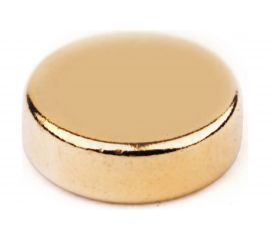 Неодимовый магнит диск Forceberg 6х2 мм, золотой, 30шт 9-1212065-030 