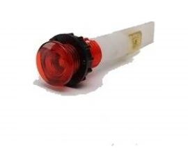 Сигнальная арматура Emas 10мм красная с заж. MS 6,3х0,8мм с лампой, 230В S102NK 