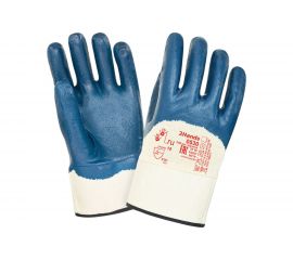 Перчатки 2Hands джерси/покрытие нитрилом 3/4, манжет крага 0530-10 