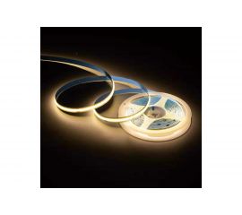 Светодиодная лента Apeyron 12В, 14,4Вт/м, smd5050, 60д/м, IP20, 700Лм/м, подложка, 10мм, 30м, теплый белый 00-537 