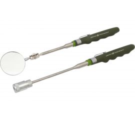 Инспекционный набор Дело Техники 2 предмета, магнит 2,3 кг, с подсветкой, зеркало Ø50 мм 838292 