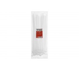 Нейлоновый многоразовый хомут TUNDRA 7.2х300 мм, белый, в упаковке 50 шт. 1550228 