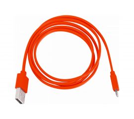 Кабель Rombica USB - Lightning MFI, ПВХ Плоский, 1м, красный DIGITAL MR-01 CB-MR01R 
