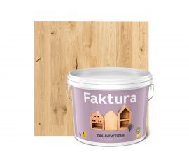 Водорастворимый лак-антисептик FAKTURA бесцветный 9л О02507 