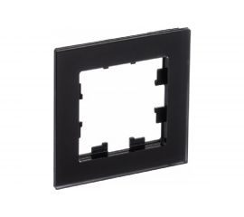 1-местная рамка Schneider Electric AtlasDesign NATURE матовое стекло черный ATN331001 