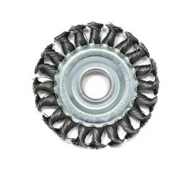 Щетка плоская (100х22.2 мм; витая; сталь 0.5 мм) для УШМ Elitech 1820.073300 