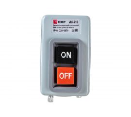Кнопочный выключатель EKF с блокировкой, ВКИ-216, 10А, 3P, IP40, PROxima SQ vki-216 