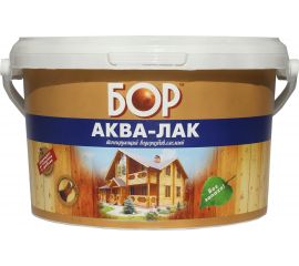 Защитная пропитка для древесины Бор AQUA бесцветная, ведро 0,9 кг 4690417079926 