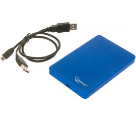Внешний корпус Gembird 2.5" USB 2.0 SATA пластик синий EE2-U2S-40P-B 