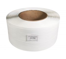Лента Кордленд ПП, 12х0,8 мм х 2 км, 180 кгс, белый, М/ПА PP-00674 