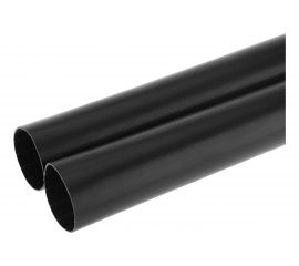 Термоусаживаемая клеевая трубка REXANT 33,0/5,5 мм, 6:1 черная 2 шт по 1 м 23-0033 