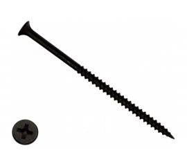 Универсальный саморез КРЕП-КОМП черный 4,2х89 100шт чм8942ф 