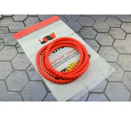 Защитная пластиковая спираль Урдюга d12мм красная пакет 2м URСП12К02 