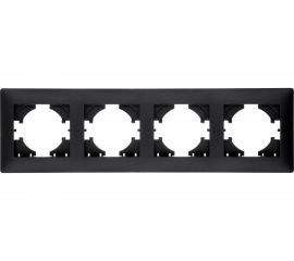 Рамка GUSI ELECTRIC Bravo 4-местная, цвет графит С1040-010 