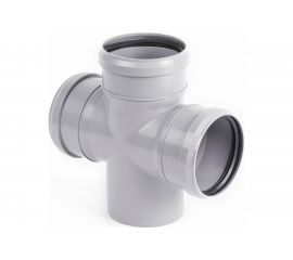 Одноплоскостная крестовина ХЕМКОР ПП внутренняя канализация, 110x110x110x87 2381042 