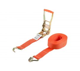 Ремень для крепления груза FIT храповый механизм 196 мм, лента 50 мм x 6 м, 2000/4000 кг 64920 