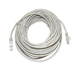 Патч-корд TDM народный U/UTP Cat 5e 4PR 24AWG PVC, литой 15 м, серый SQ0115-0009 