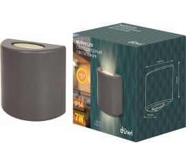 Архитектурный уличный светильник duwi, Nuovo LED 7W, IP54, 3000K, серый, пластик 24285 7 