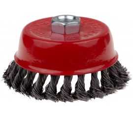 Щетка-чашка по металлу крученая 125 мм, М14 для УШМ SAMGRUPP 16136 