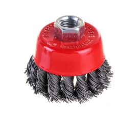 Щетка чашечная 65 мм, М14, пучки витой проволоки для УШМ INTERTOOL BT-2065 