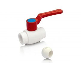 Шаровой кран Blue Ocean полипропиленовый (шар - PPSU) для агрессивных сред - 40 PPRF/BV/PPR/HW-2(W)-40 