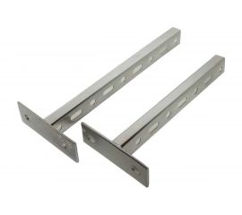 Т-образный консоль-кронштейн для фиксации конструкций СВК 20x30 мм, L 250 мм SVK-FT2030250 