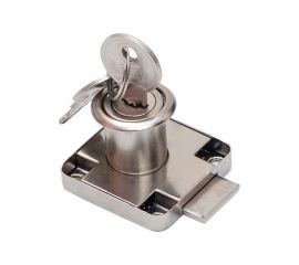 Мебельный замок СКОБЯНОЙ 138 никель 002532 