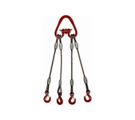 ООО КанТраст Строп канатный стальной четырехветвевой 4СК 5,0/6000 (опрессовка) артикул 4SKO56000 