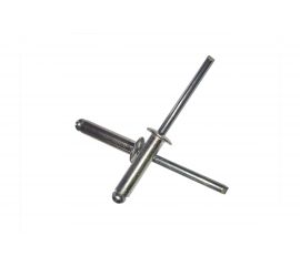 Вытяжная заклепка ZAMETAL 4x8 нержавеющ. сталь, DIN 7337, A2, уп. 1000 шт. ZA519665 