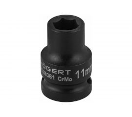 Головка торцевая ударная шестигранная 11 мм, 1/2"", DIN 3121, CrMo HOEGERT TECHNIK HT4R061 