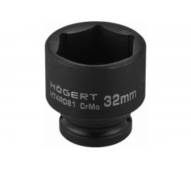 Головка торцевая ударная шестигранная 32 мм, 1/2"", DIN 3121, CrMo HOEGERT TECHNIK HT4R081 