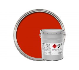 Эмаль ЯРОСЛАВСКИЕ КРАСКИ НЦ-132К по металлу и дереву, красная, ведро 17 кг 2882.3 