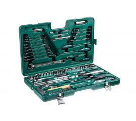 Универсальный набор инструмента, 101 шт 1/4 и 1/2 DR, Sata 09404 