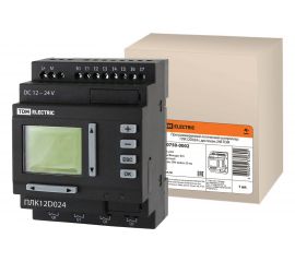 TDM Программируемый логический контроллер ПЛК12D024 с дисплеем 24В SQ0750-0002 