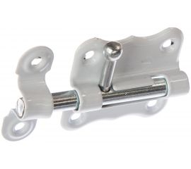 Накладная задвижка Tech-Krep 2 белая -пакет 138889 