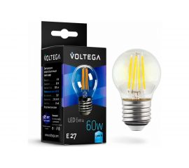 Светодиодная лампа VOLTEGA Шар Е27 4000К 6W 7024 