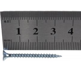 Саморез Стройметиз 3,5х35 универсальный, белый цинк уп. 200 шт. 2150464 