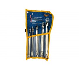 Шарнирный ключ с внутренним рабочим профилем KRAFT Torx набор 5шт в сумке KT 700803 