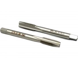 Дюймовый метчик TORNERI UNF 5/16" 24 нитей Р6М5 комплект из 2-х штук 035388 