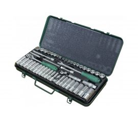 Комплект 12-гранных головок 3/8, 8-19мм, 3/8-7/8, 50шт Hans 3650-2MA 